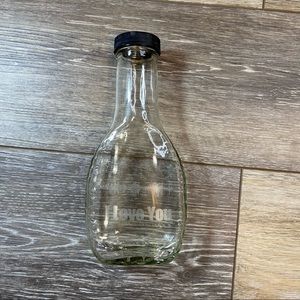 I Love You Sound Wave Laser Engraved Bottle